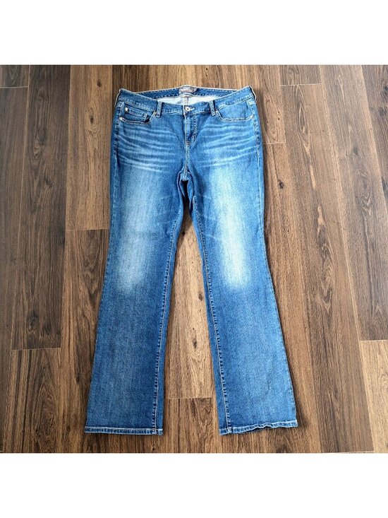 torrid Denim - 💙 Torrid Tall Mid Rise Slim Boot Vintage Stretch Jeans Size 18T Cowgirl Country